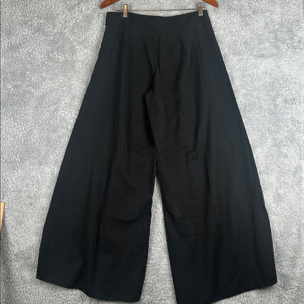 NWT Eileen Fisher Wide Leg Palazzo Black Tencel Women’s Size S - Picture 12 of 15